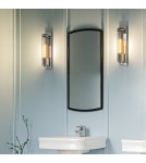 Bathroom wall lamps - Quintiesse Wellington wall lamp - 2 light sources - Polished chrome IP44 Elstead Lighting QN-WELLINGTON1-PC - product 7
