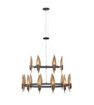 Quintiesse Żyrandol Willow - 18 źródeł światła Elstead Lighting QN-WILLOW18-CBK