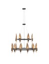 Quintiesse Willow chandelier - 18 light sources Elstead Lighting QN-WILLOW18-CBK