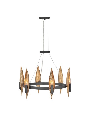 Quintiesse Żyrandol Willow - 6 źródeł światła Elstead Lighting QN-WILLOW6-CBK