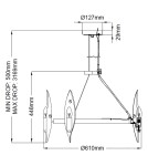 Chandeliers - Quintiesse Willow chandelier - 6 light sources Elstead Lighting QN-WILLOW6-CBK - product 5