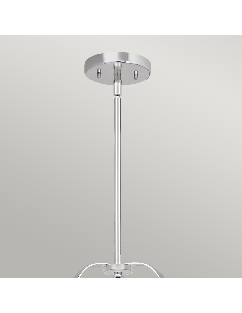 Pendant lamps - Quintiesse Wimberley pendant lamp - 3 light sources - Polished chrome Elstead Lighting QN-WIMBERLEY-P-PC - product kolory-swiatla.pl 2