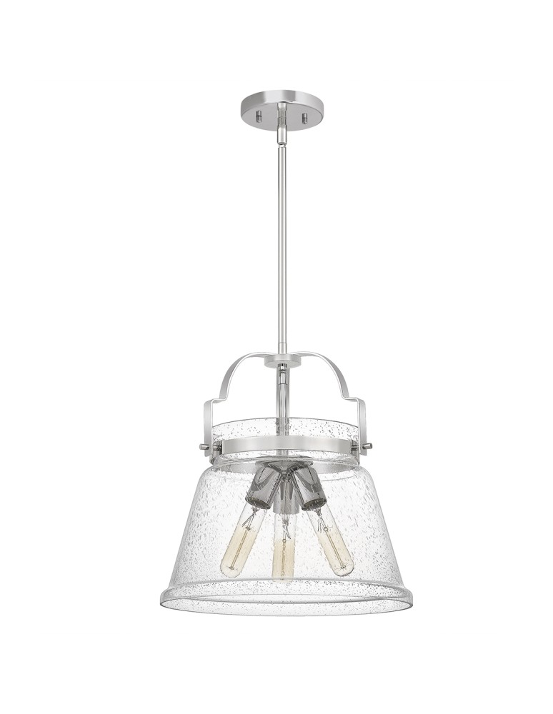 Pendant lamps - Quintiesse Wimberley pendant lamp - 3 light sources - Polished chrome Elstead Lighting QN-WIMBERLEY-P-PC - product kolory-swiatla.pl 7