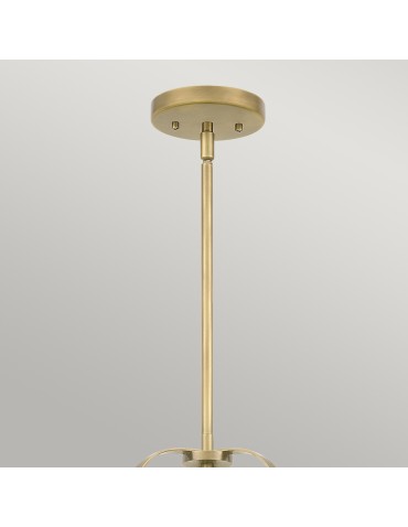 Quintiesse Lampa wisząca Wimberley - 3 źródła światła - Postarzany mosiądz Elstead Lighting QN-WIMBERLEY-P-WS - produkt 2