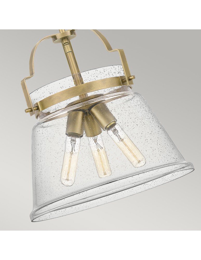 Quintiesse Lampa wisząca Wimberley - 3 źródła światła - Postarzany mosiądz Elstead Lighting QN-WIMBERLEY-P-WS