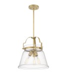 Pendant lamps - Quintiesse Wimberley pendant lamp - 3 light sources - Aged brass Elstead Lighting QN-WIMBERLEY-P-WS - product 5