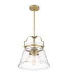 Quintiesse Lampa wisząca Wimberley - 3 źródła światła - Postarzany mosiądz Elstead Lighting QN-WIMBERLEY-P-WS