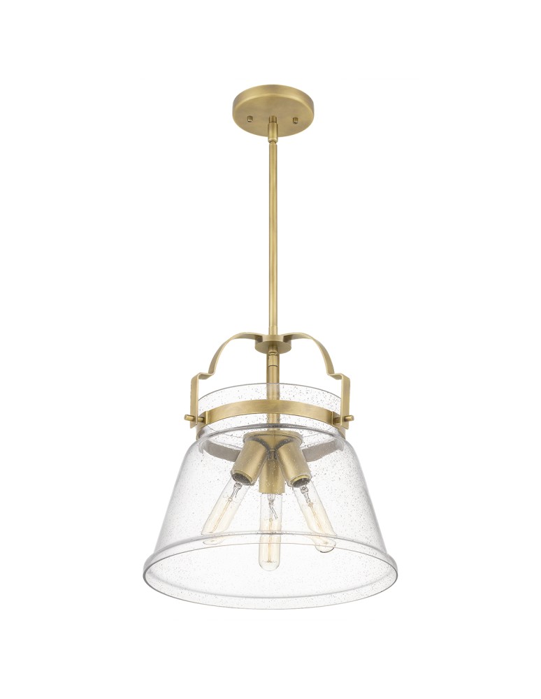 Pendant lamps - Quintiesse Wimberley pendant lamp - 3 light sources - Aged brass Elstead Lighting QN-WIMBERLEY-P-WS - product kolory-swiatla.pl 6