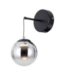 Wall lamps spheres - ITALUX Velada wall lamp 1xLED 5W 3000K mat black WL-34381-1-BK - product 1