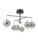 Pendant lamps spheres - ITALUX Velada Pendant 6xLED 30W 3000K Black mat PND-34381-6-BK - product 2