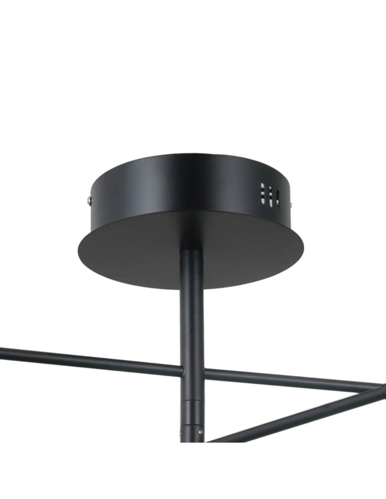 Pendant lamps spheres - ITALUX Velada Pendant 6xLED 30W 3000K Black mat PND-34381-6-BK - product kolory-swiatla.pl 4