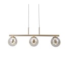 Pendant lamps spheres - ITALUX Velada Pendant 3xLED 15W 3000K Gold PND-34381-3-HBR - product 2