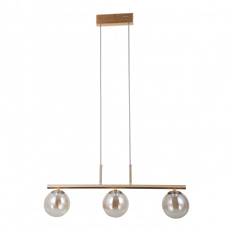 ITALUX Velada Wisząca 3xLED 15W 3000K Złoty PND-34381-3-HBR