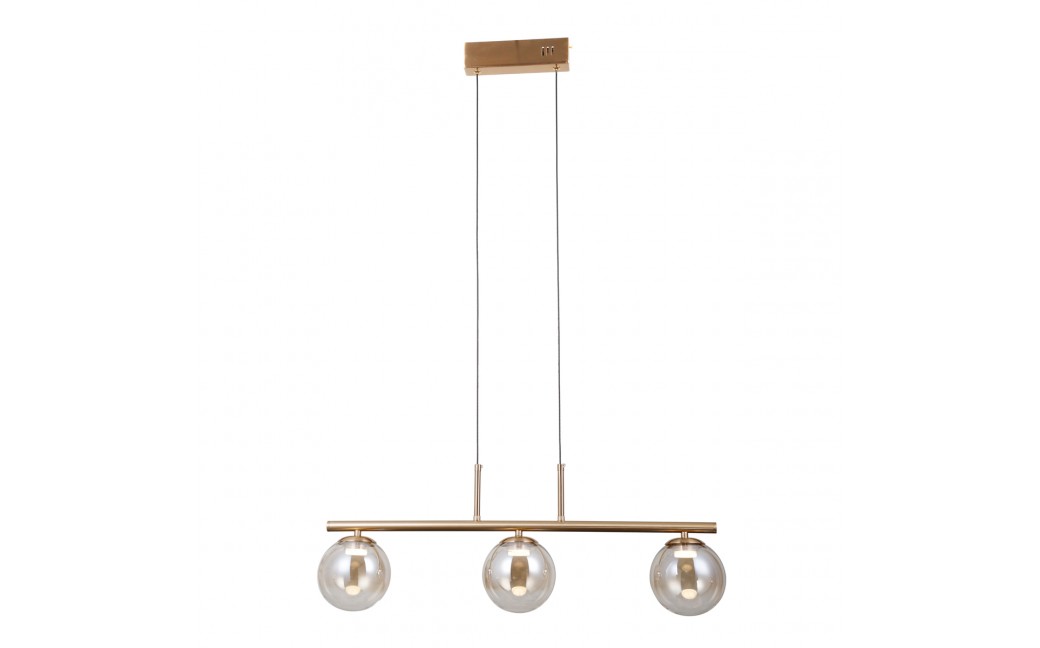 ITALUX Velada Wisząca 3xLED 15W 3000K Złoty PND-34381-3-HBR