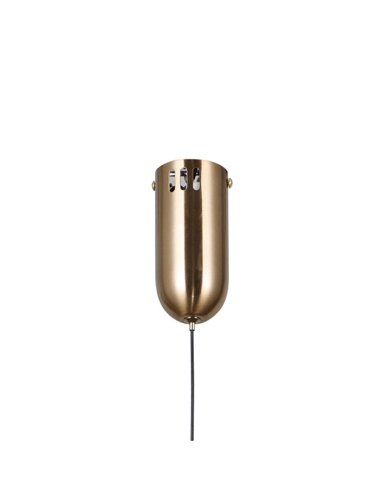 Single pendant lamps - ITALUX Velada Pendant 1xLED 5W 3000K Gold PND-34381-1-HBR - product kolory-swiatla.pl 4
