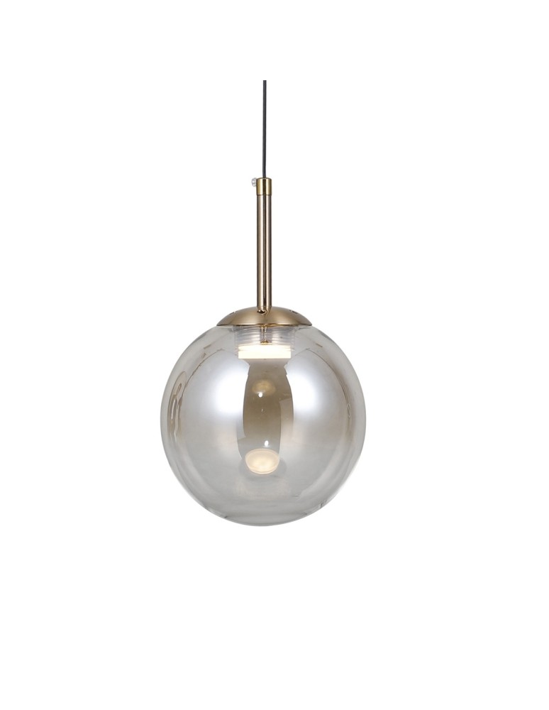 Single pendant lamps - ITALUX Velada Pendant 1xLED 5W 3000K Gold PND-34381-1-HBR - product kolory-swiatla.pl 2