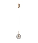 Single pendant lamps - ITALUX Velada Pendant 1xLED 5W 3000K Gold PND-34381-1-HBR - product 1