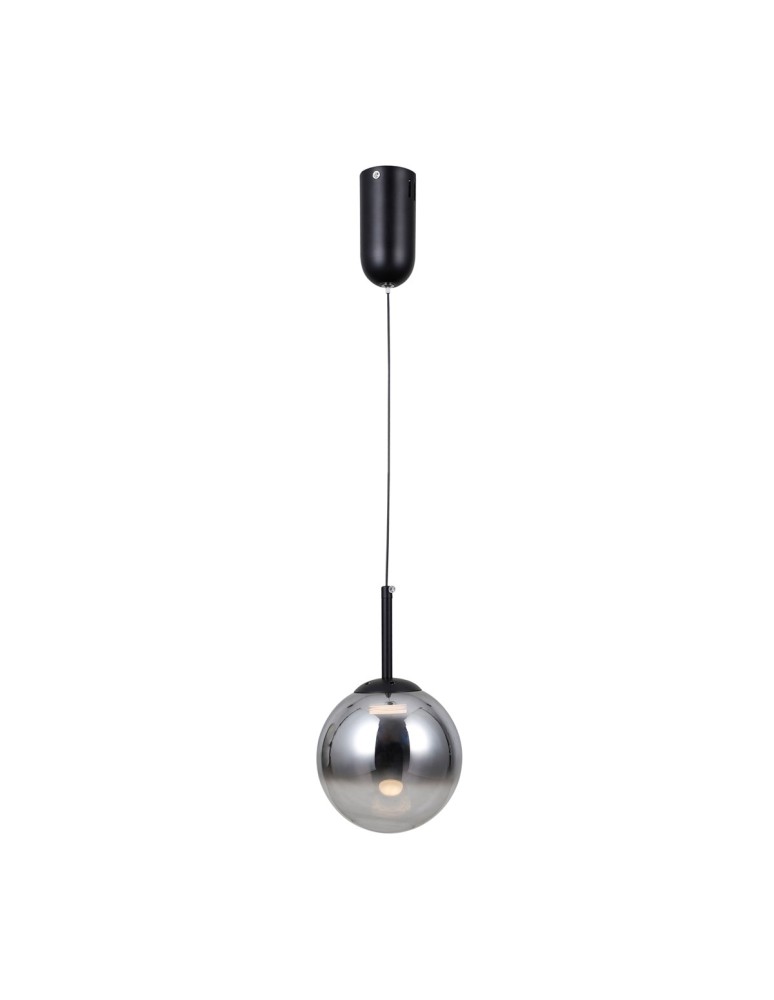 Single pendant lamps - ITALUX Velada Pendant 1xLED 5W 3000K Black mat PND-34381-1-BK - product kolory-swiatla.pl 3