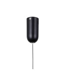 Single pendant lamps - ITALUX Velada Pendant 1xLED 5W 3000K Black mat PND-34381-1-BK - product 4
