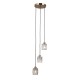 ITALUX Torno Wisząca 3xE14 40W Złoty PND-40813-3R-HBR