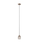 Single pendant lamps - ITALUX Torno Pendant 1xE14 40W Gold PND-40813-1-HBR - product 1