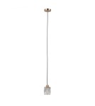 Single pendant lamps - ITALUX Torno Pendant 1xE14 40W Gold PND-40813-1-HBR - product 4