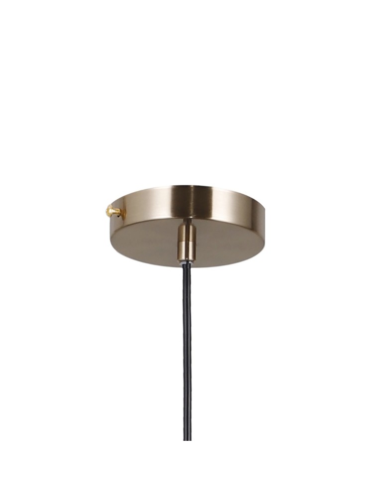 Single pendant lamps - ITALUX Torno Pendant 1xE14 40W Gold PND-40813-1-HBR - product kolory-swiatla.pl 3