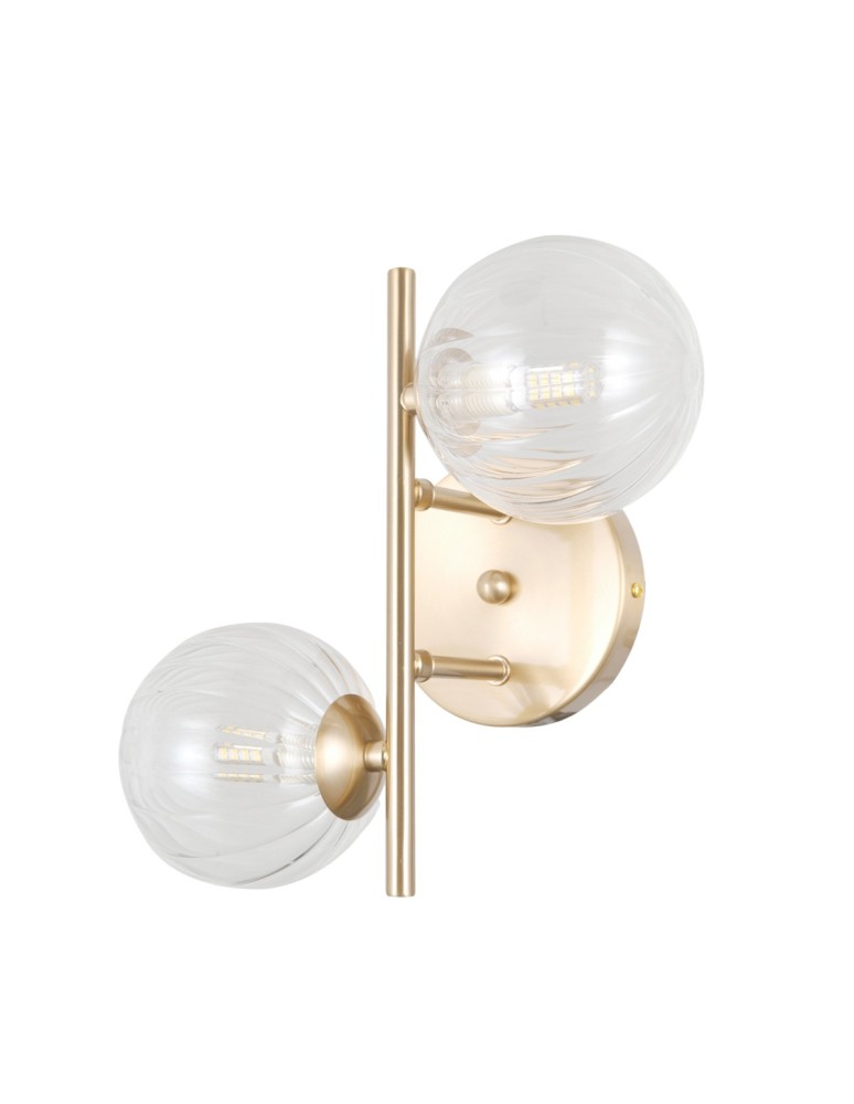 Wall lamps spheres - ITALUX Toledo wall lamp 2xG9 5W Gold WL-40717-2-HBR - product kolory-swiatla.pl 1