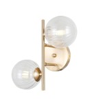 Wall lamps spheres - ITALUX Toledo wall lamp 2xG9 5W Gold WL-40717-2-HBR - product 2