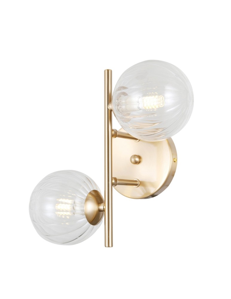 Wall lamps spheres - ITALUX Toledo wall lamp 2xG9 5W Gold WL-40717-2-HBR - product kolory-swiatla.pl 2