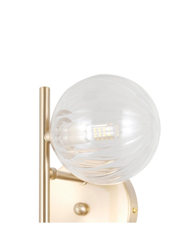 Wall lamps spheres - ITALUX Toledo wall lamp 2xG9 5W Gold WL-40717-2-HBR - product kolory-swiatla.pl 3