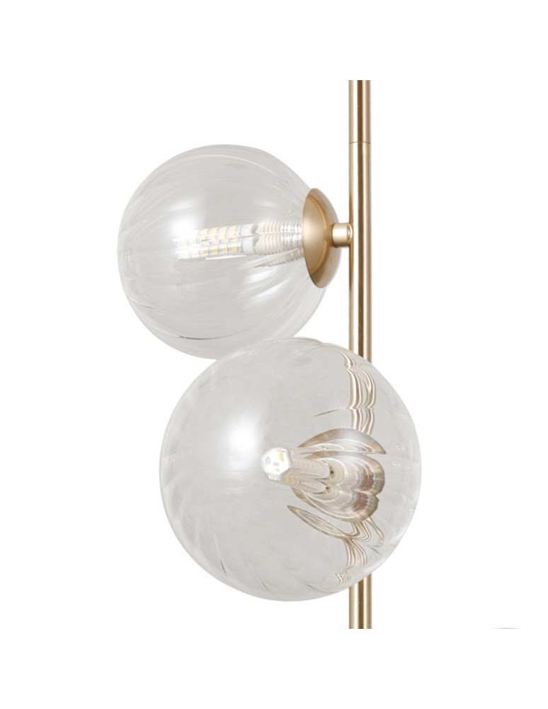 Pendant lamps spheres - ITALUX Toledo Pendant 3xG9 5W Gold PND-40717-3-HBR - product kolory-swiatla.pl 2
