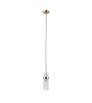 Single pendant lamps - ITALUX Taraso Pendant 1xE14 40W Gold PND-40760-1-HBR - product 2