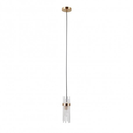 ITALUX Taraso Wisząca 1xE14 40W Złoty PND-40760-1-HBR