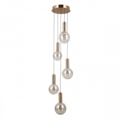 ITALUX Strela Wisząca 5xLED 25W 3000K Złoty PND-34378-5S-HBR