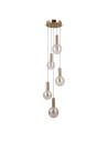 ITALUX Strela Pendant 5xLED 25W 3000K Gold PND-34378-5S-HBR
