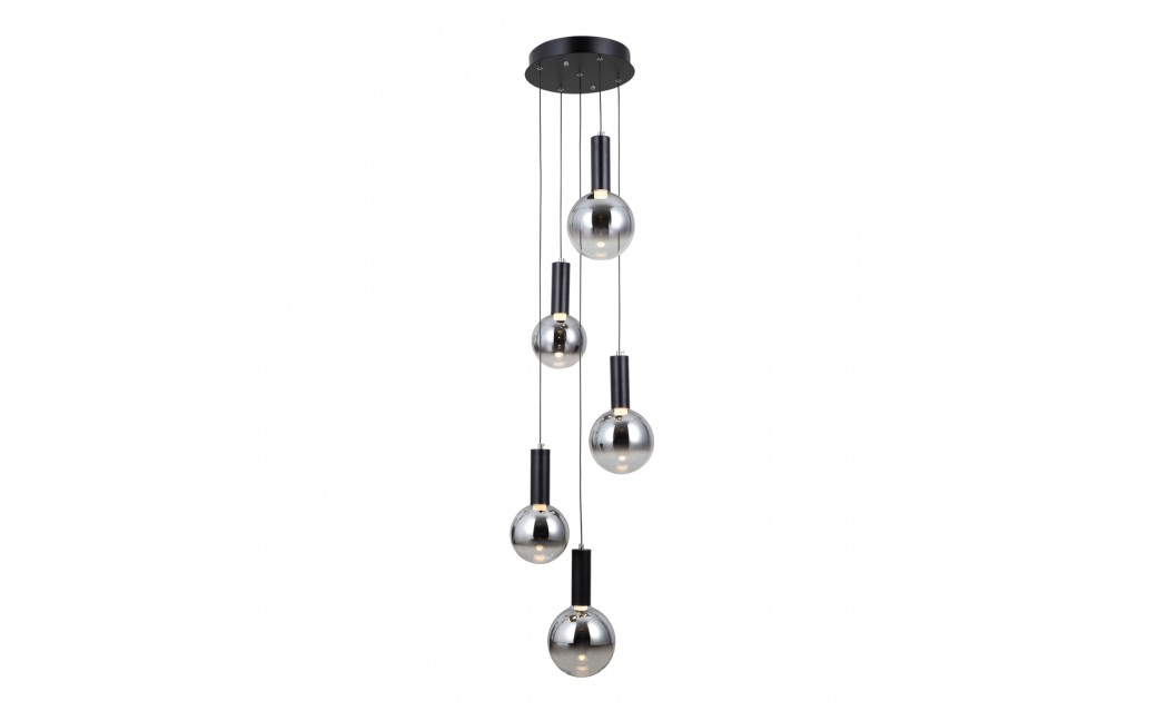 ITALUX Strela Wisząca 5xLED 25W 3000K Czarny mat PND-34378-5S-BK
