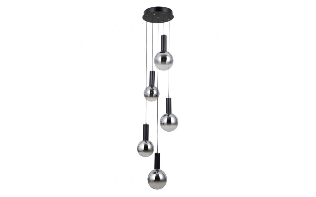ITALUX Strela Wisząca 5xLED 25W 3000K Czarny mat PND-34378-5S-BK