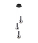 Triple pendant lamps - ITALUX Strela Pendant 3xLED 15W 3000K matte black PND-34378-3S-BK - product 1