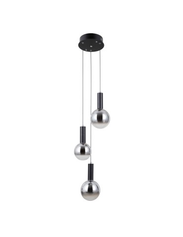ITALUX Strela Pendant 3xLED 15W 3000K matte black PND-34378-3S-BK