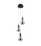 Triple pendant lamps - ITALUX Strela Pendant 3xLED 15W 3000K matte black PND-34378-3S-BK - product 2