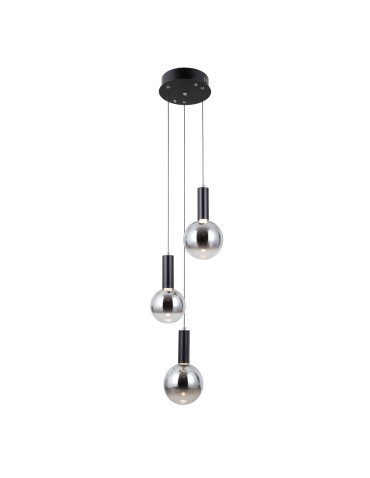 ITALUX Strela Pendant 3xLED 15W 3000K matte black PND-34378-3S-BK - product 2