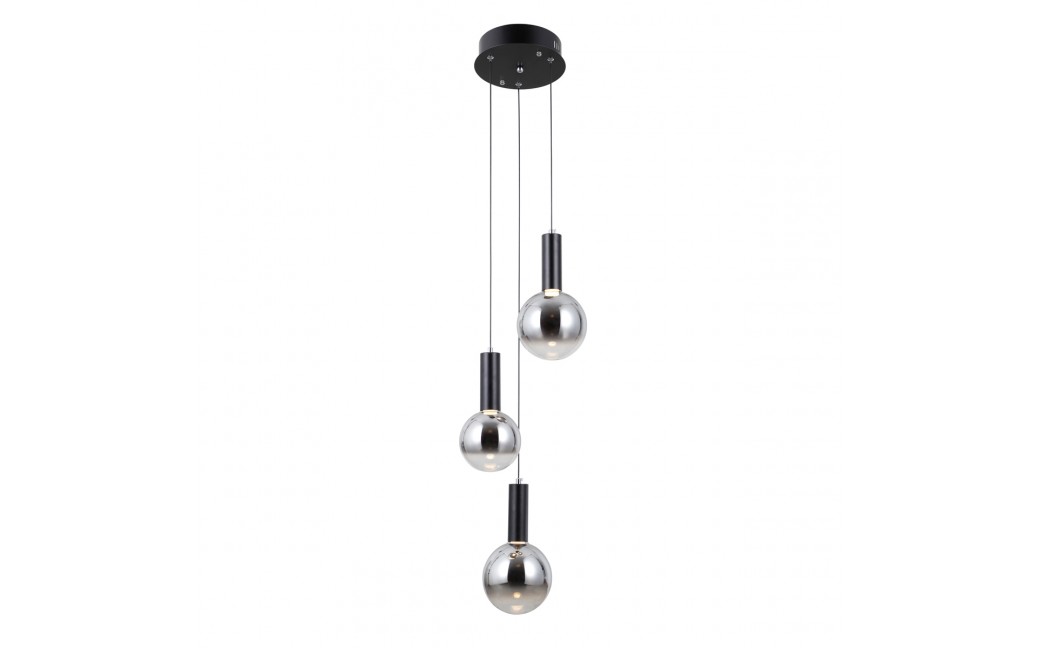 ITALUX Strela Wisząca 3xLED 15W 3000K Czarny mat PND-34378-3S-BK