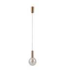 Single pendant lamps - ITALUX Strela Pendant 1xLED 5W 3000K Gold PND-34378-1S-HBR - product 1