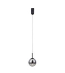 Single pendant lamps - ITALUX Strela Pendant 1xLED 5W 3000K matte black PND-34378-1S-BK - product 2