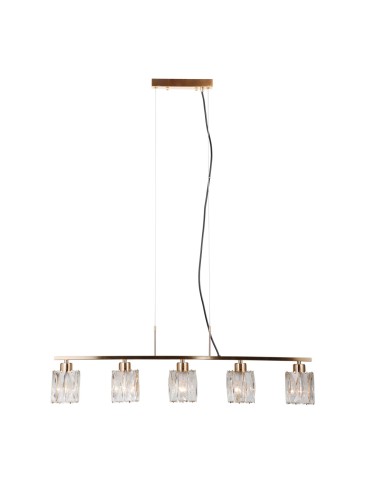 ITALUX Simona Pendant 5xE14 40W Gold PND-40814-5-HBR