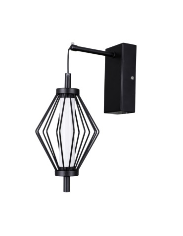 ITALUX Sevil wall lamp 1xLED 5W 3000K matte black, chrome WL-34403-1-BK