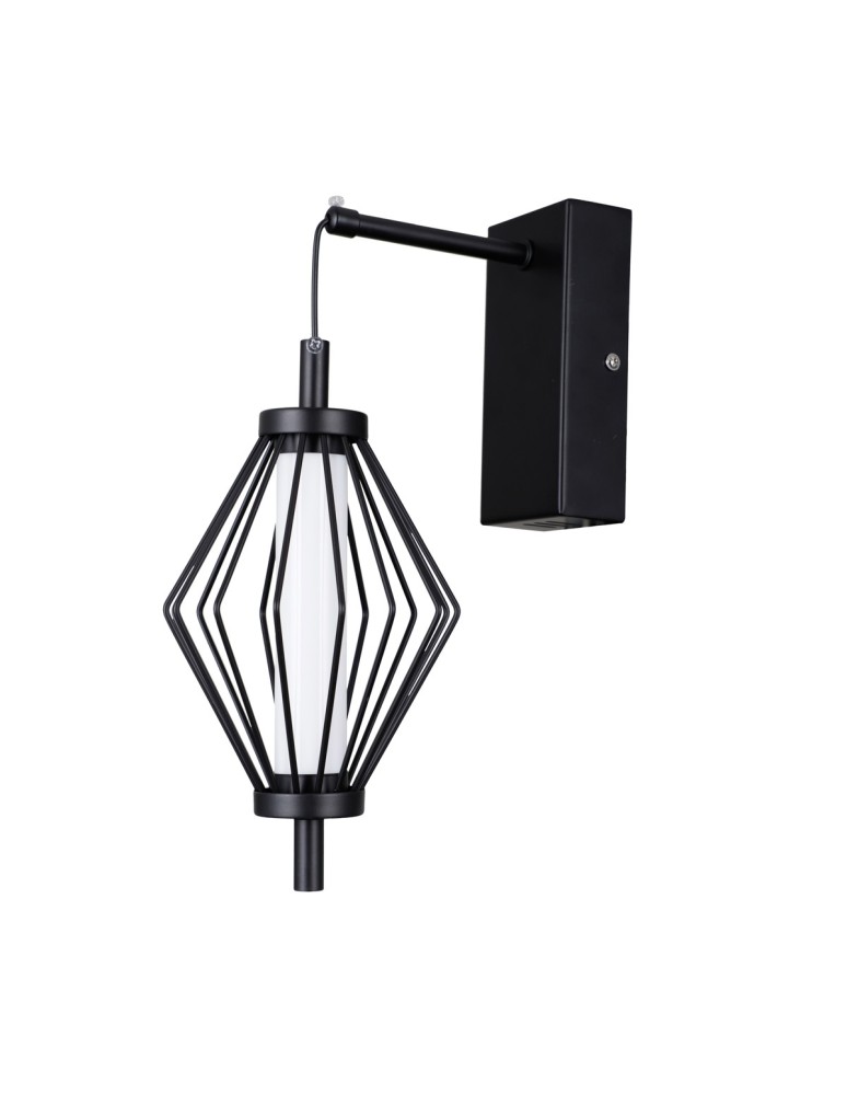 Wall lamps - ITALUX Sevil wall lamp 1xLED 5W 3000K matte black, chrome WL-34403-1-BK - product kolory-swiatla.pl 1