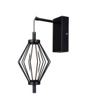 Wall lamps - ITALUX Sevil wall lamp 1xLED 5W 3000K matte black, chrome WL-34403-1-BK - product 2