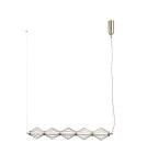 Pendant lamps over the island - ITALUX Sevil Pendant 5xLED 25W 3000K Gold PND-34403-5-HBR - product 2